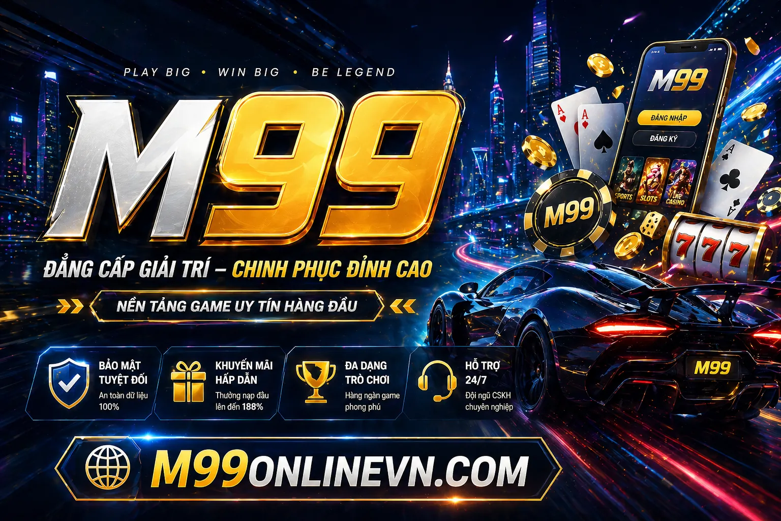 Hình ảnh chính trò chơi slot tại 88ok khuyến mãi, với biểu tượng jackpot và hiệu ứng ánh sáng